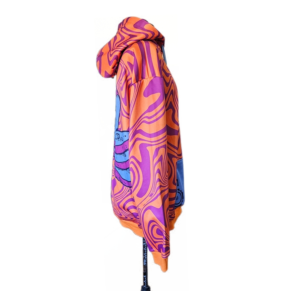 Musician Freddy Todd FredCrumb All Over Print Unisex Baggy Hoodie - Picture 5 of 16